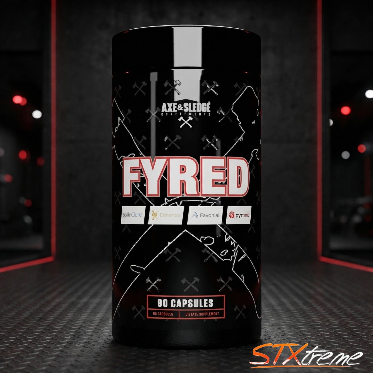 Fyred V2 Axe Sledge 90 Caps Energia Y Definicion Avanzada