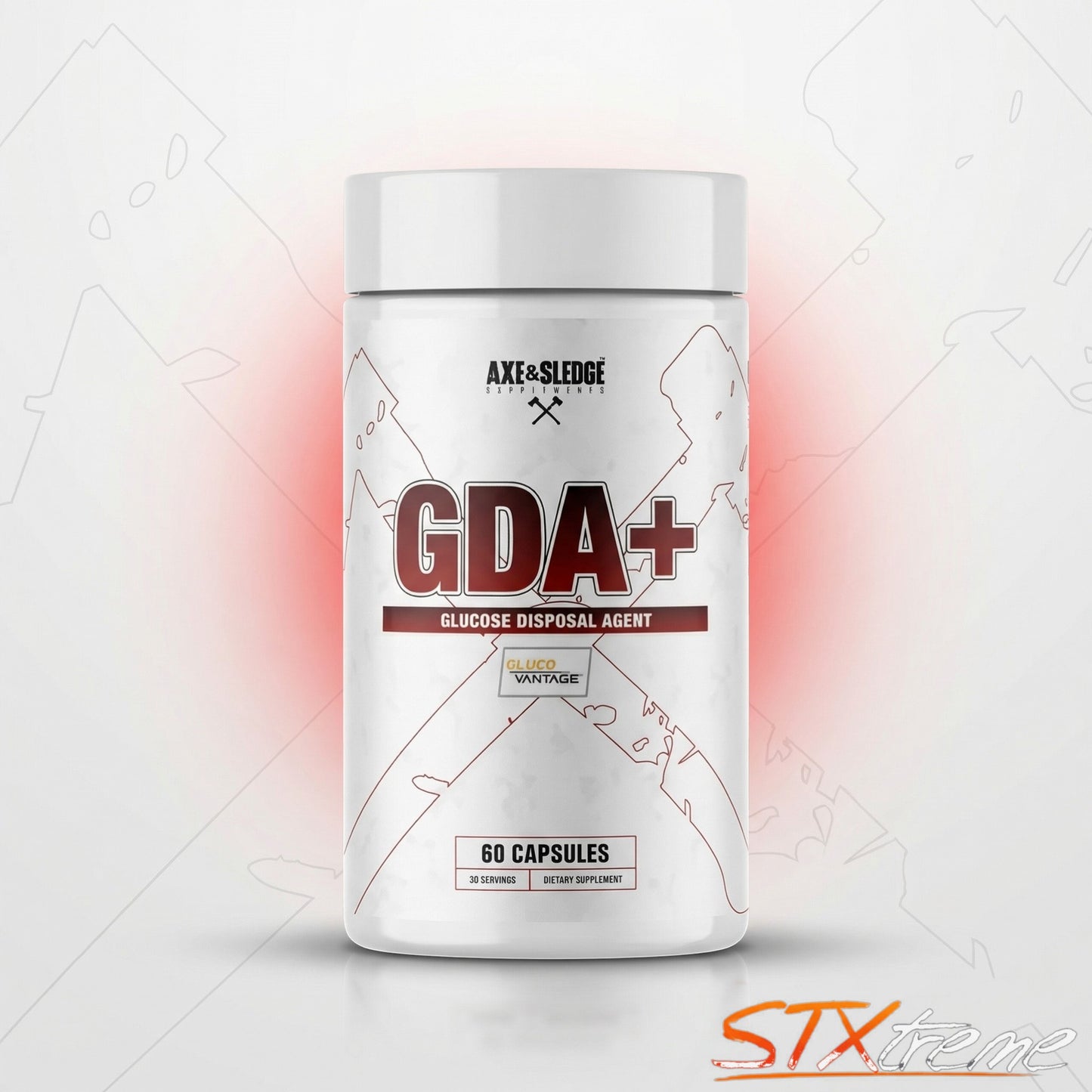 GDA Plus Axe Sledge 60 Caps Control De Nutrientes Avanzado