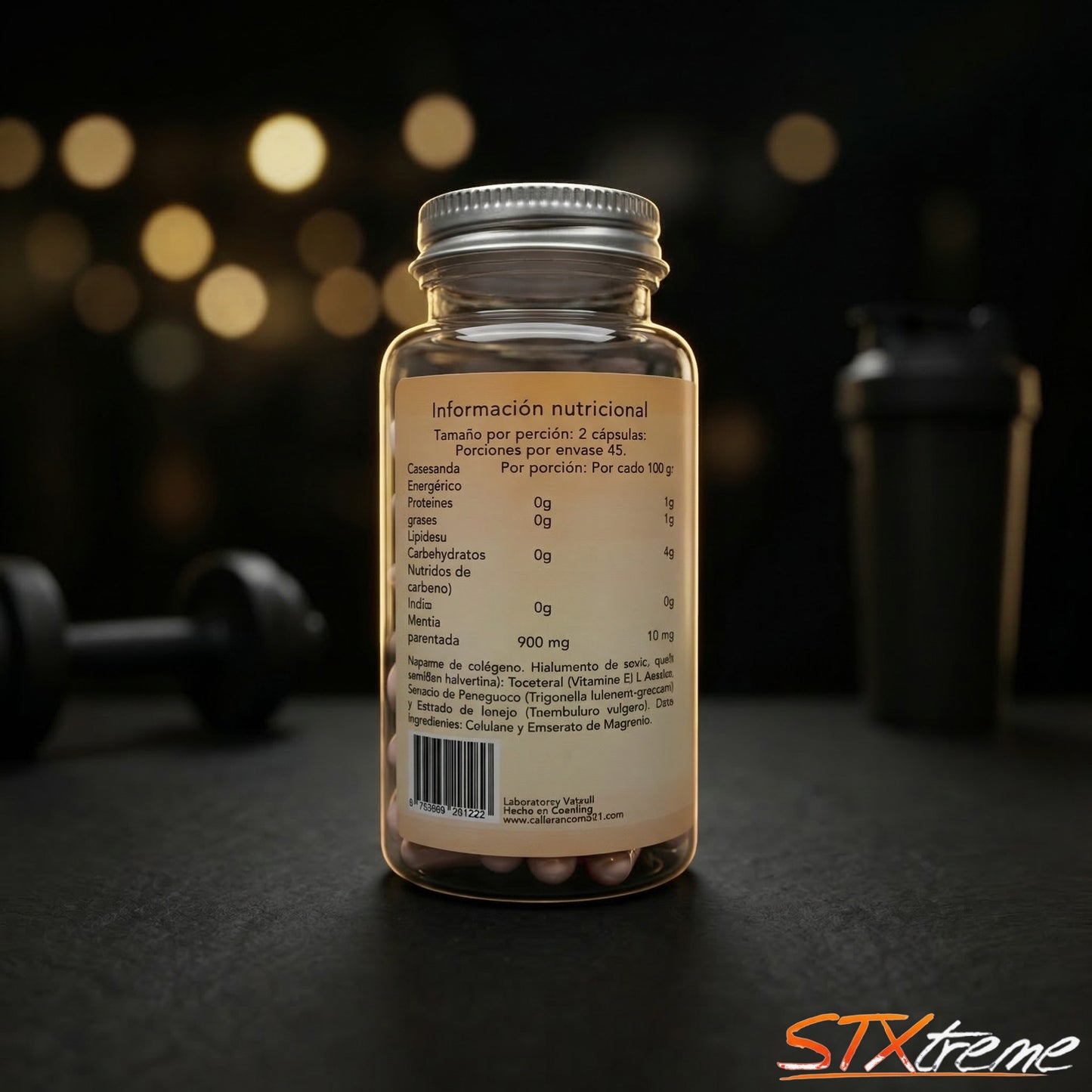 Glupek Vakara 90 Caps Firmeza Y Recuperacion Muscular