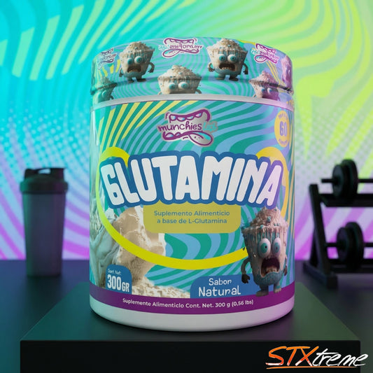 Glutamina Munchies Lab 300g Recuperacion Muscular Pura