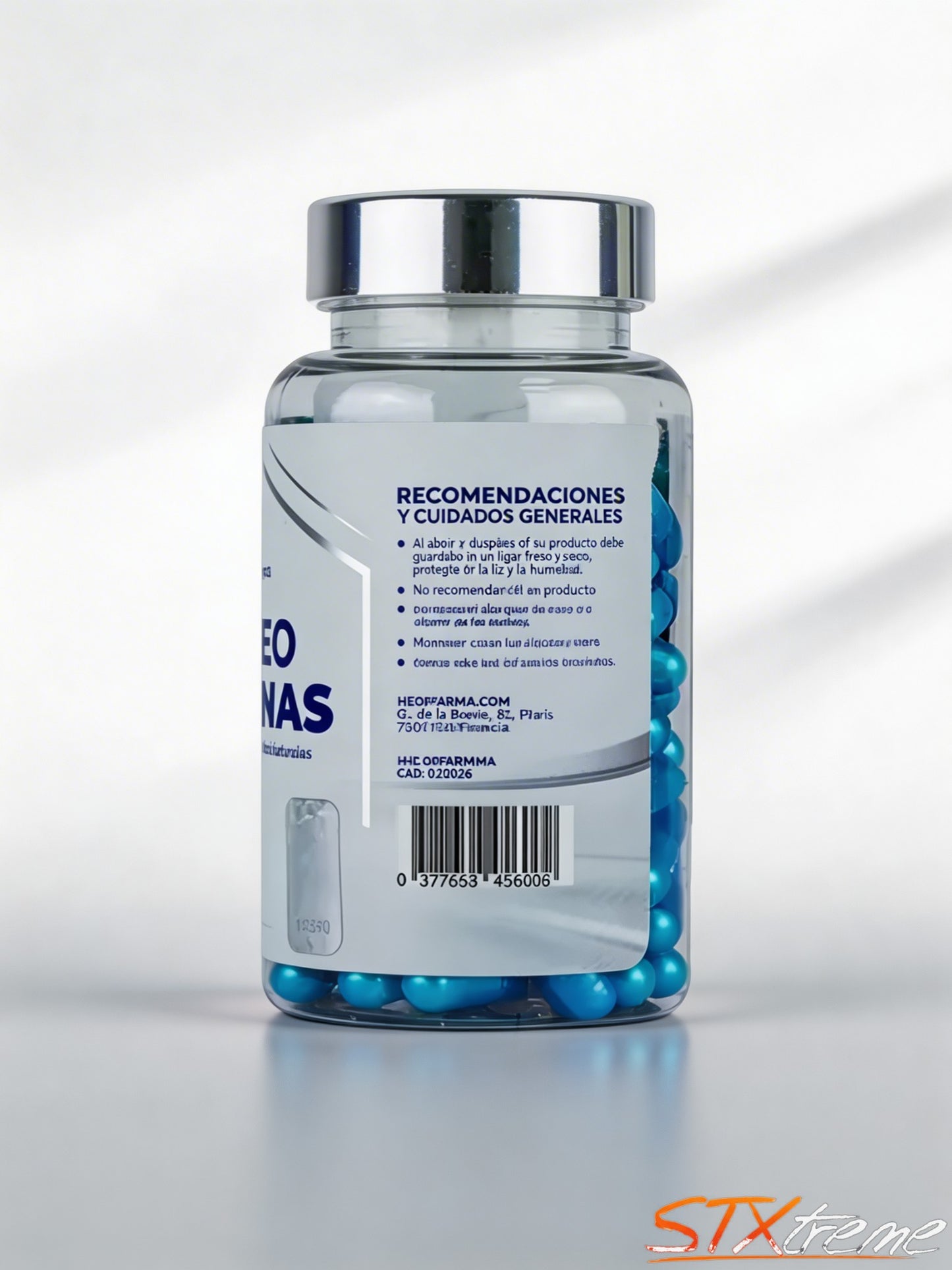 Gluteo Peptonas Mesofrance 90 Caps Colageno Firmeza Tonificacion