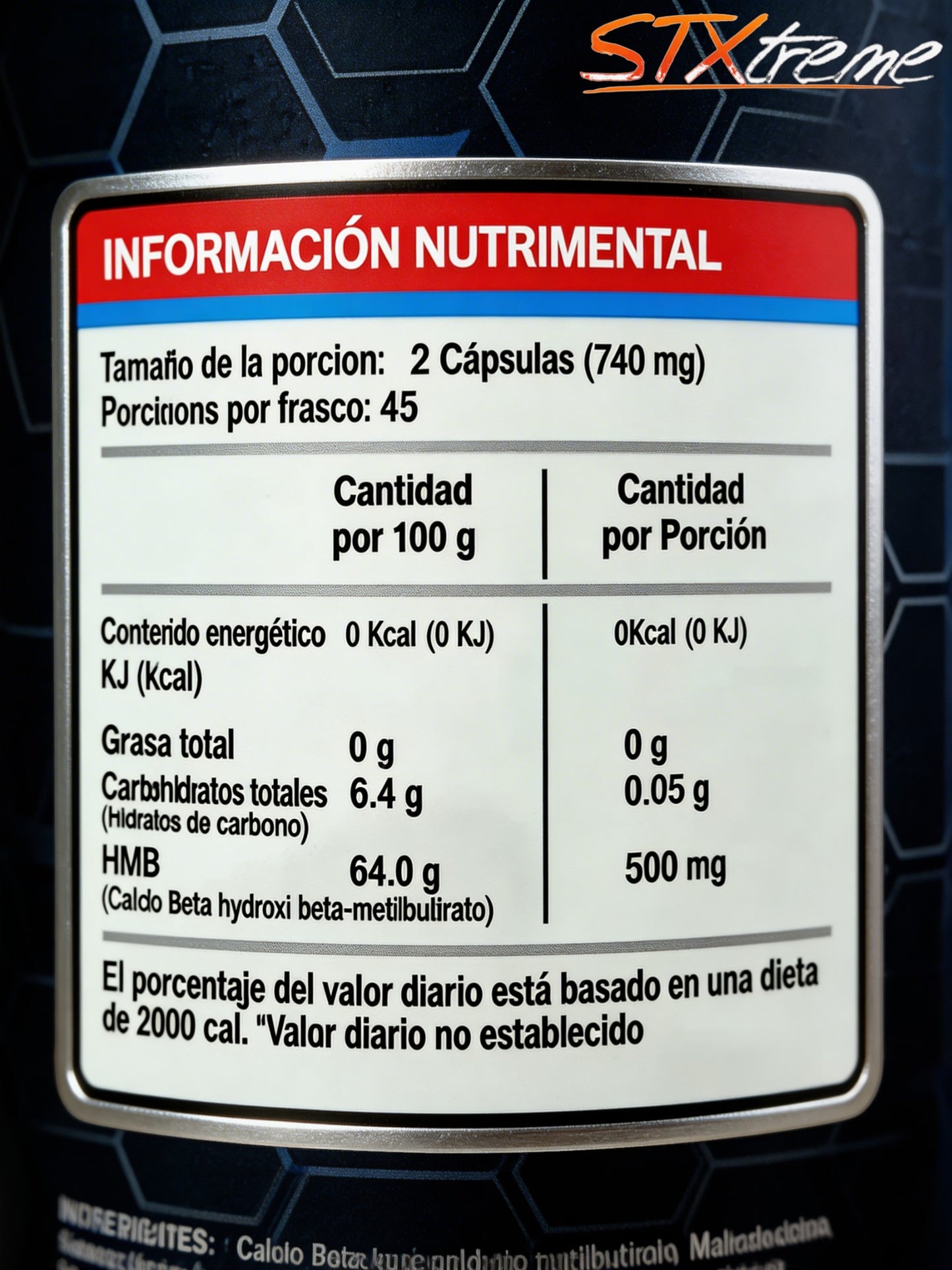 HMB Alpha Nutrition 90 Capsulas Suplemento HMB Anti Catabolico