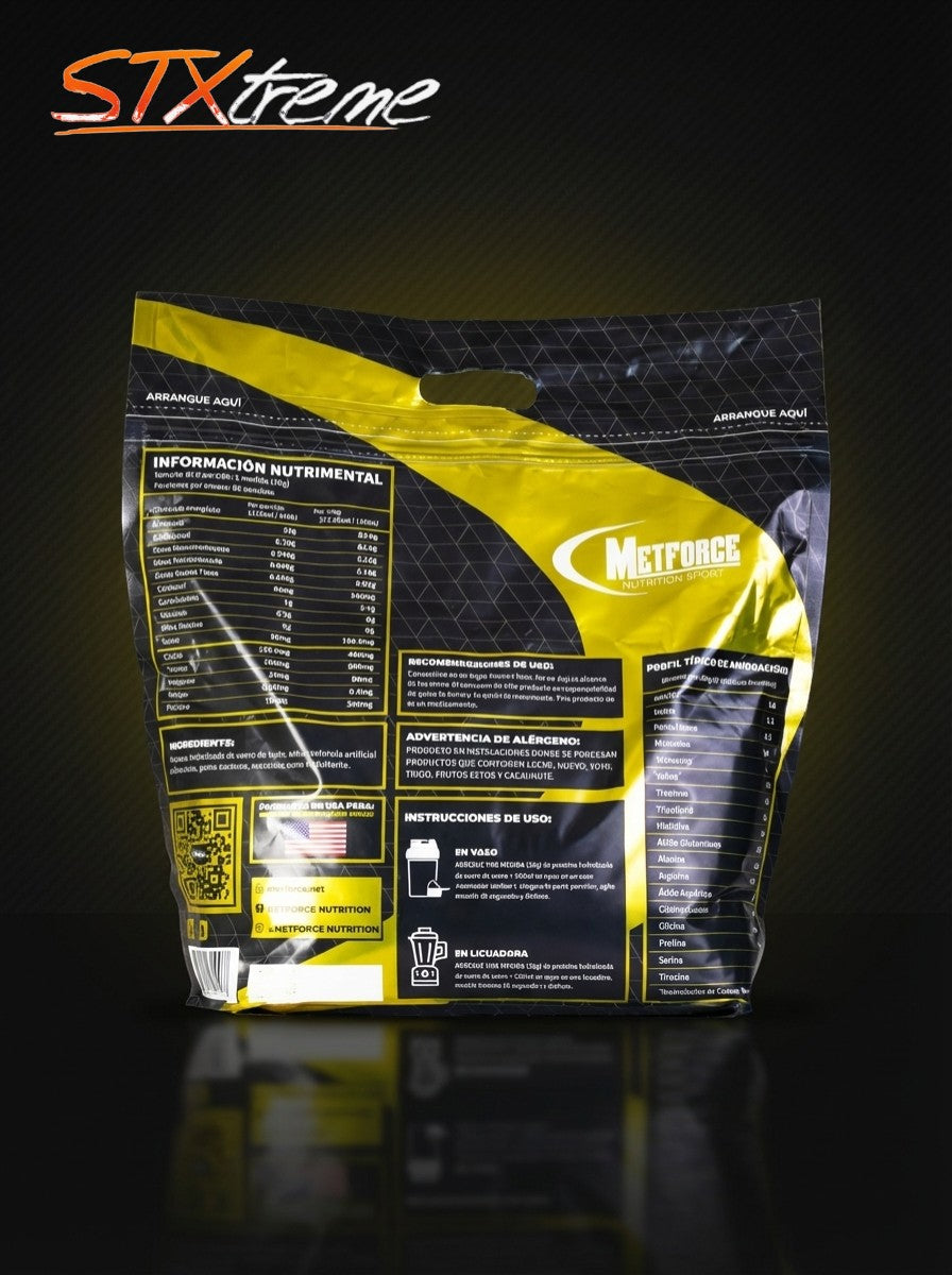 Hydro Protein Metforce 5.6 Lbs Proteina Hidrolizada De Suero Recuperacion