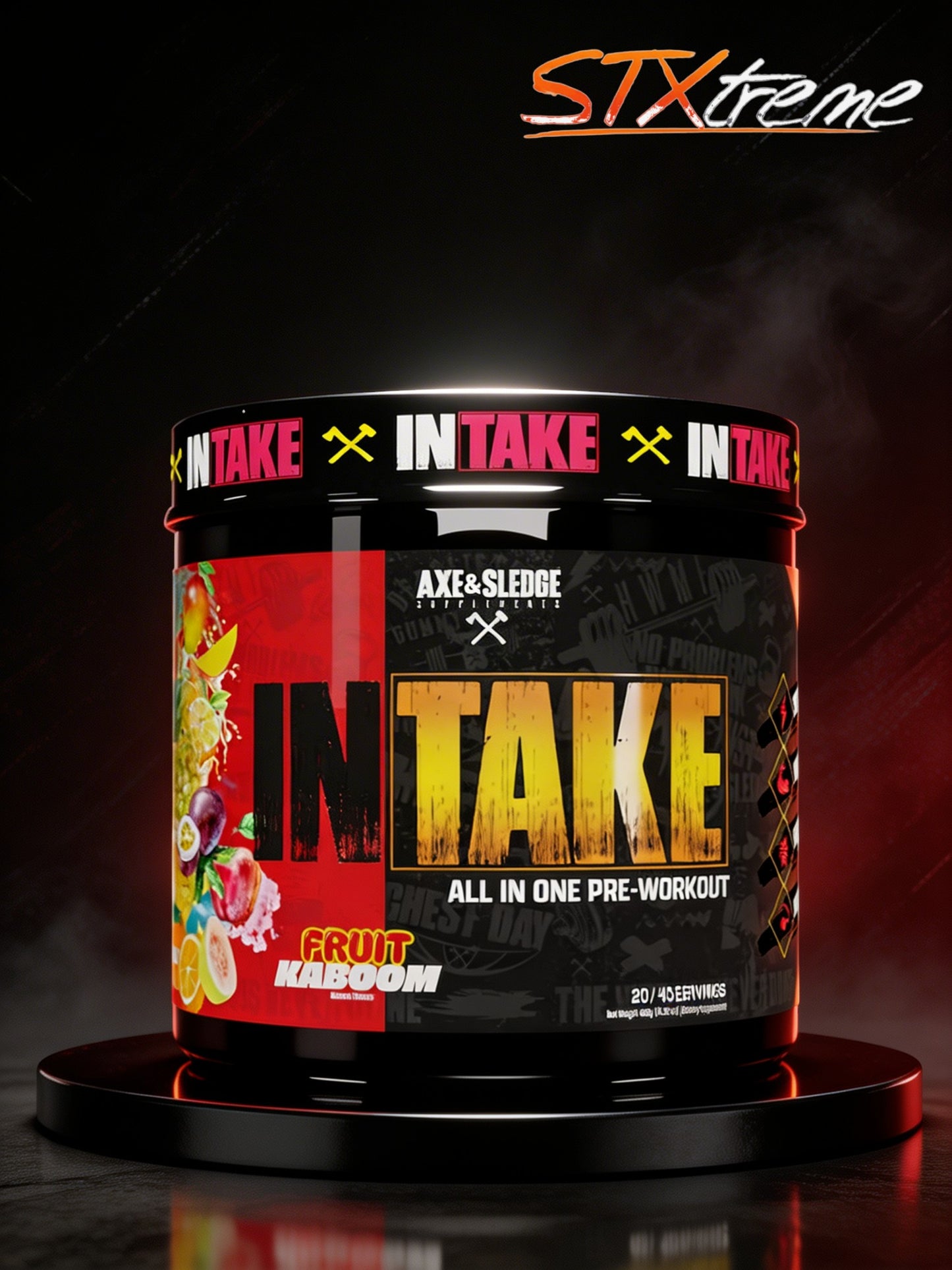 Intake Axe Sledge 406g Pre Entreno Avanzado Energia Extrema