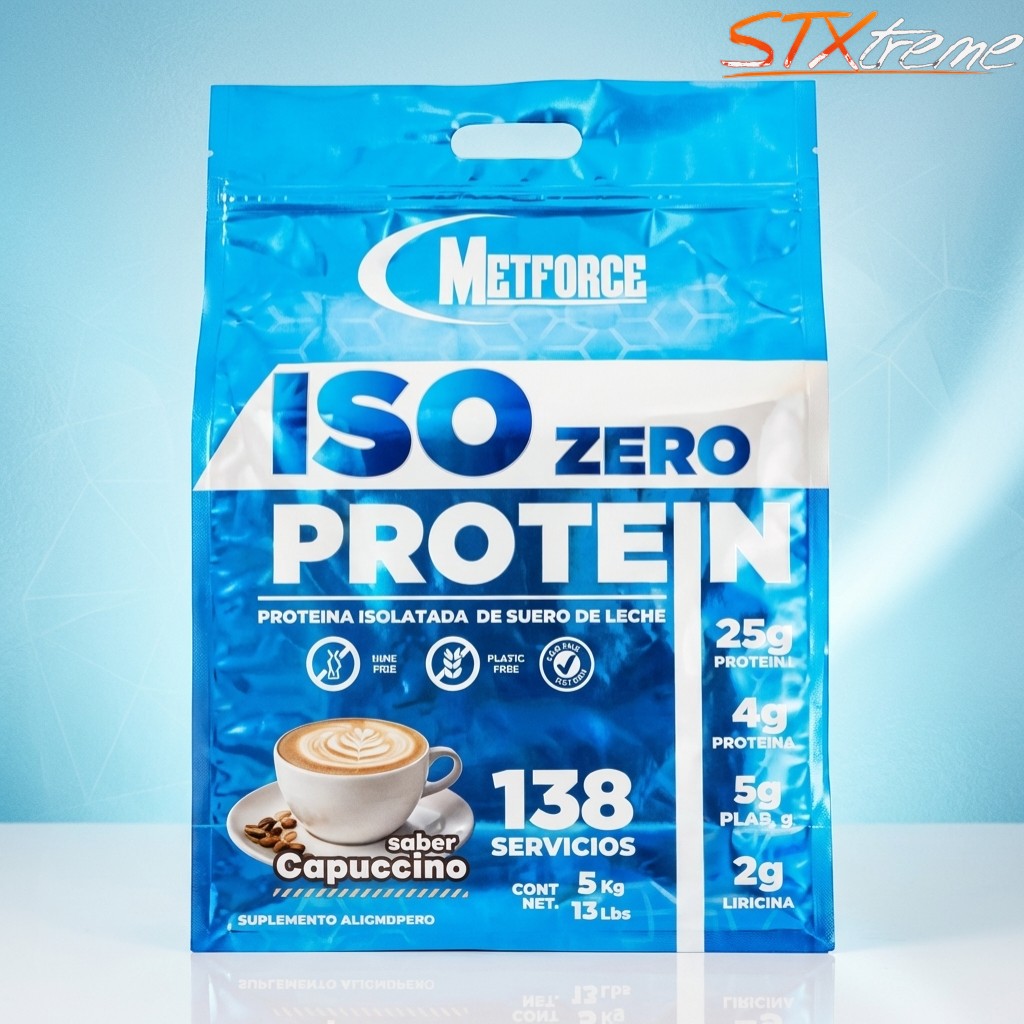 Iso Zero Protein Metforce 13 Lbs Proteina Aislada De Suero De Leche
