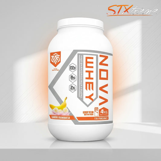 Nova Whey Novolution 4 Kg Proteina Whey Volumen Y Rendimiento