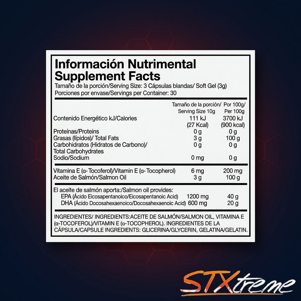 Omega 3 Alpha Nutrition 90 Caps Soporte Articular Y Cardiovascular