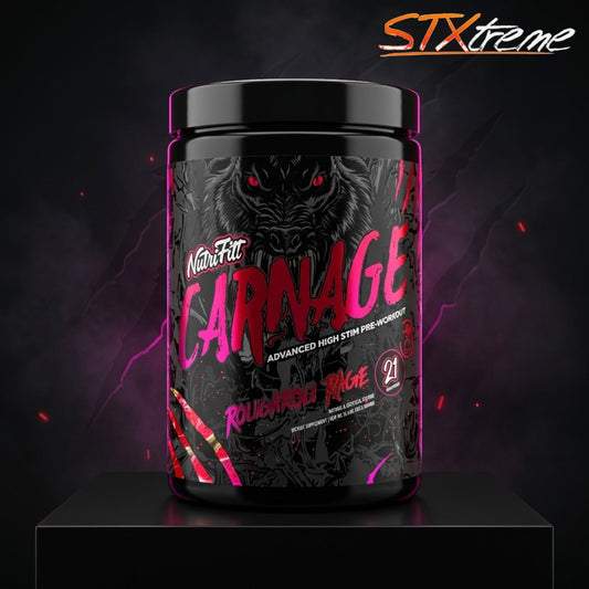 Carnage Nutrifitt 21 Serv Pre Entreno Energia Y Bombeo Extremo