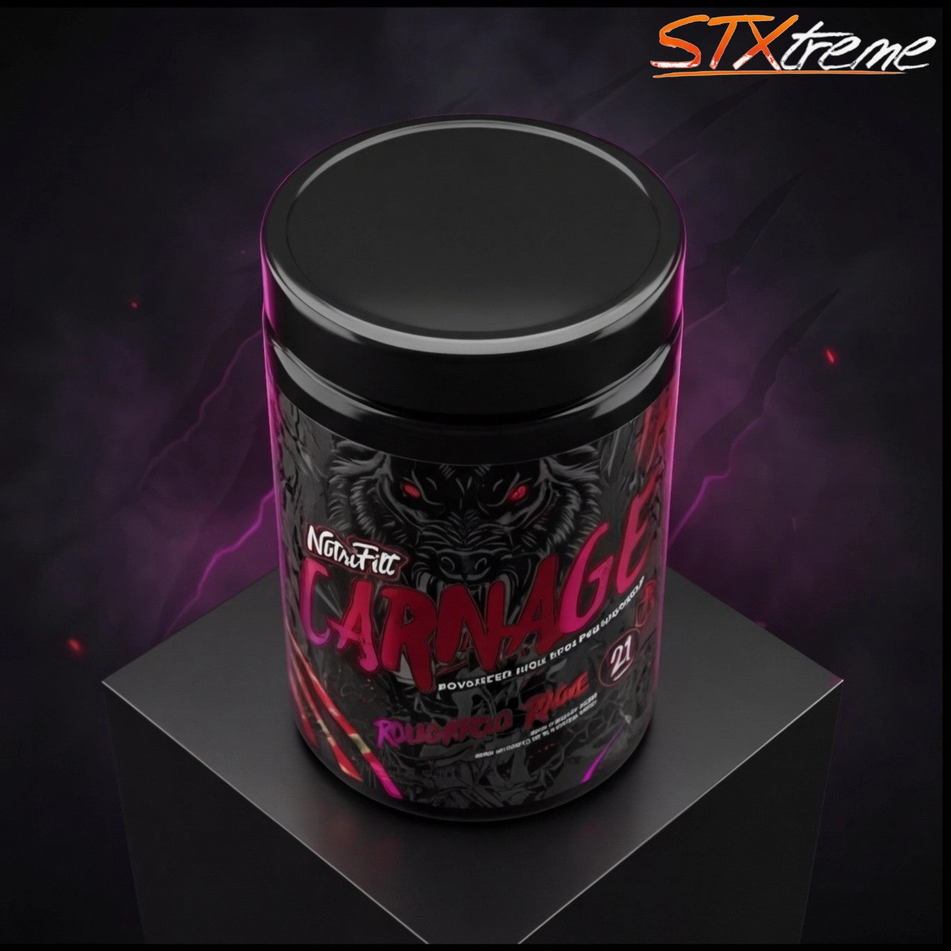 Carnage Nutrifitt 21 Serv Pre Entreno Energia Y Bombeo Extremo