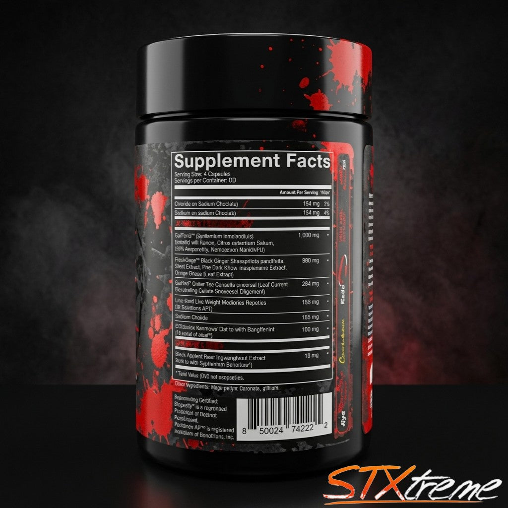 Carnage Bloodlust Nutrifitt 80 Caps Pump Extremo Sin Estimulantes