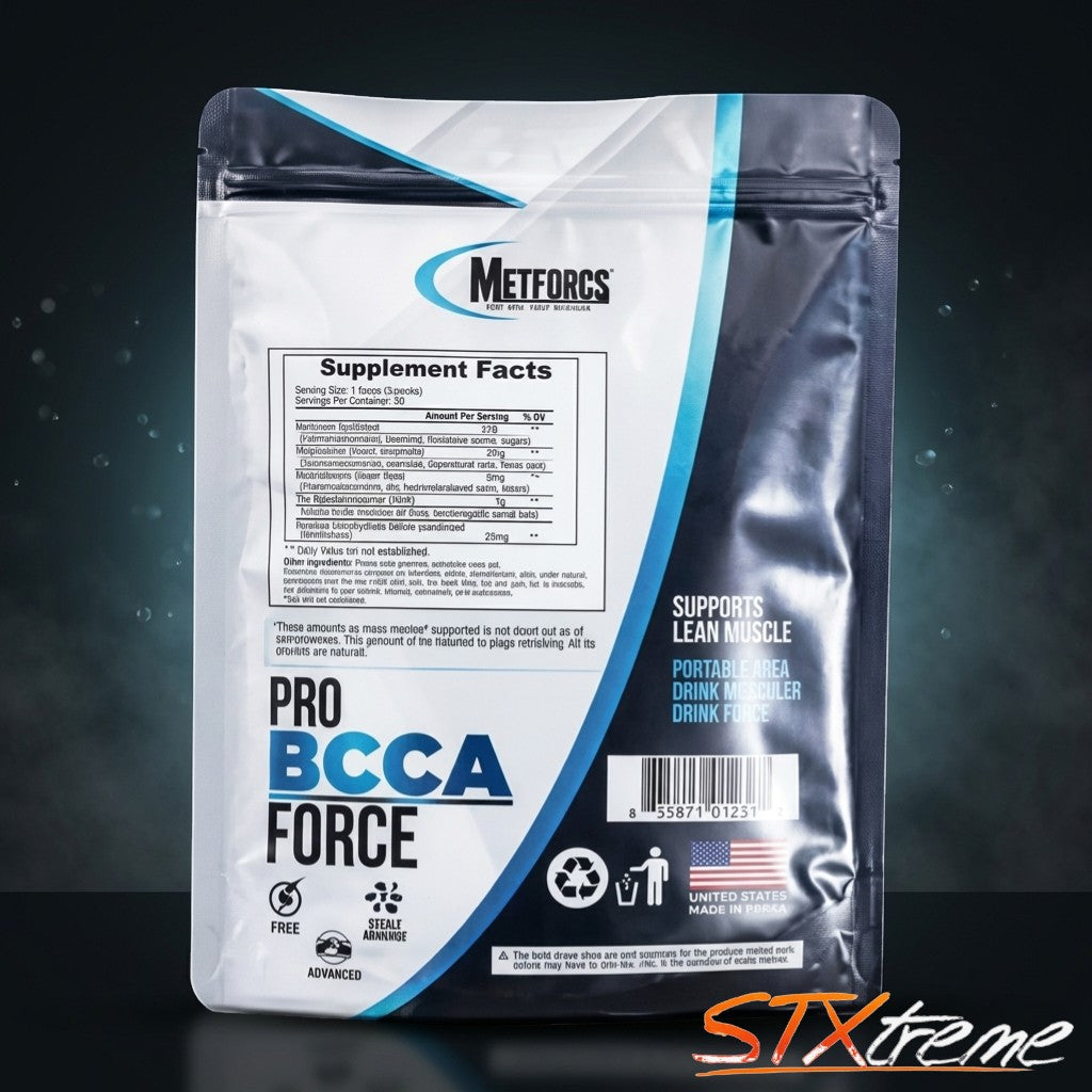 Pro BCAA Force Metforce 1.32 Lbs Aminoacidos Alto Rendimiento