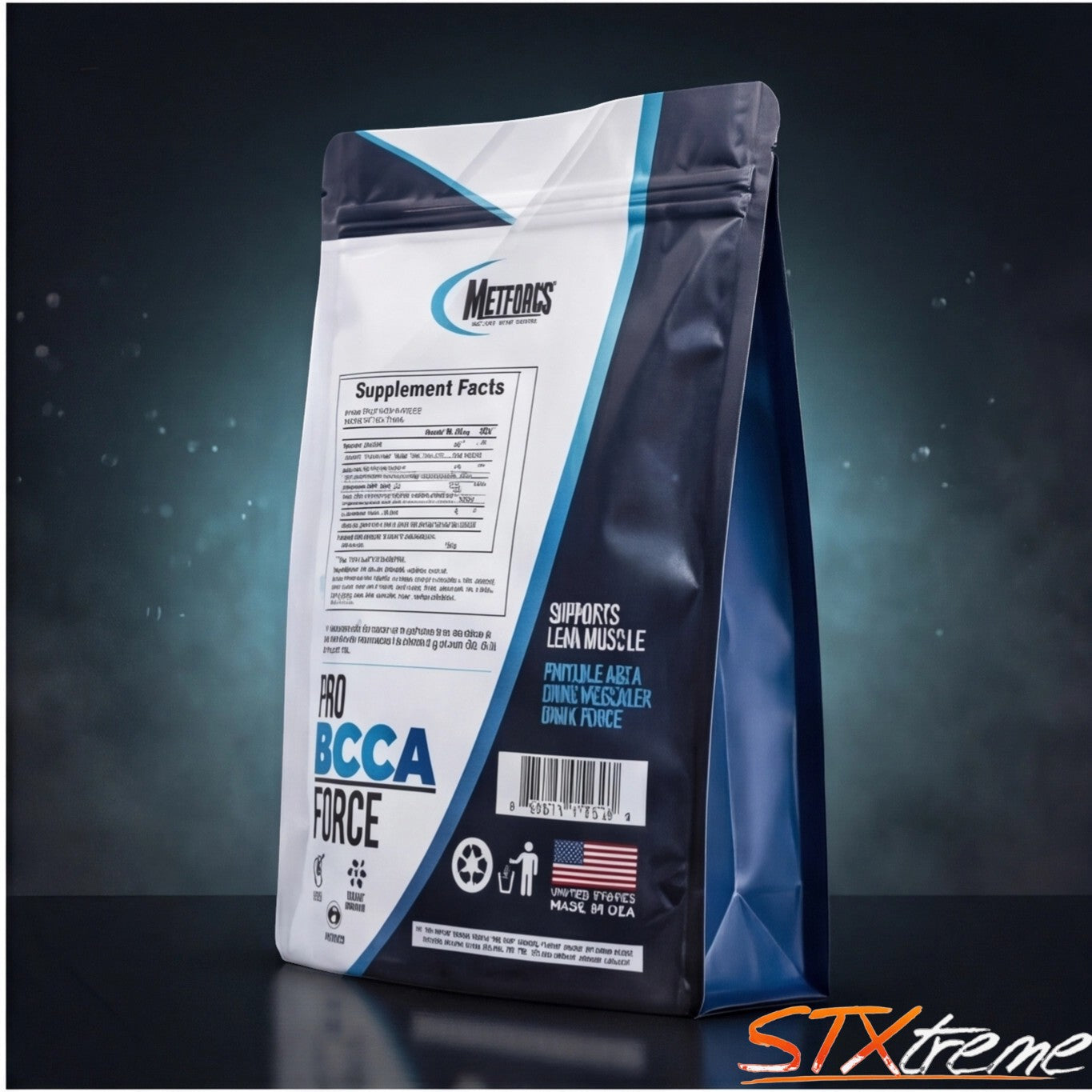 Pro BCAA Force Metforce 1.32 Lbs Aminoacidos Alto Rendimiento