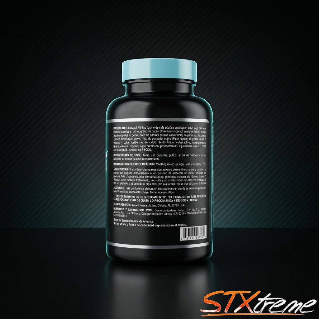 Lipo 6 Black Hers Nutrex 60 Capsulas Soporte Metabolico Femenino