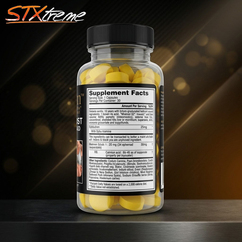 Sybtudren Termogenico Dark Matter 90 Tabs Quemar Grasa Extrema