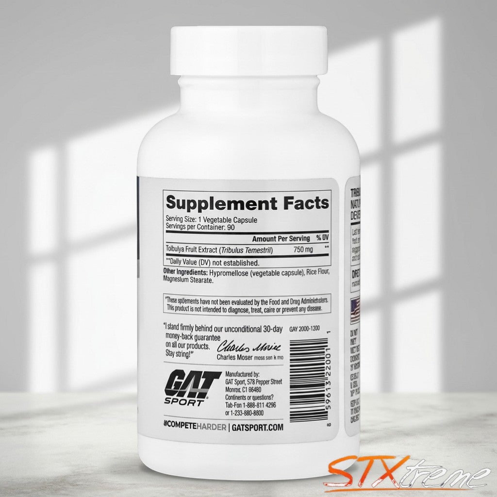 Tribulus Gat Sport Extracto 90 Caps Aumentar Testosterona Natural