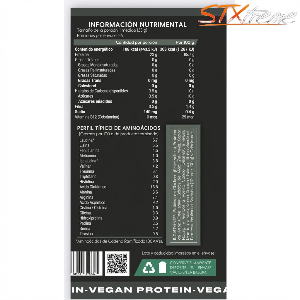 Vegan Protein DOZ By Heallife 908g Proteina Vegana Para Ganar Musculo