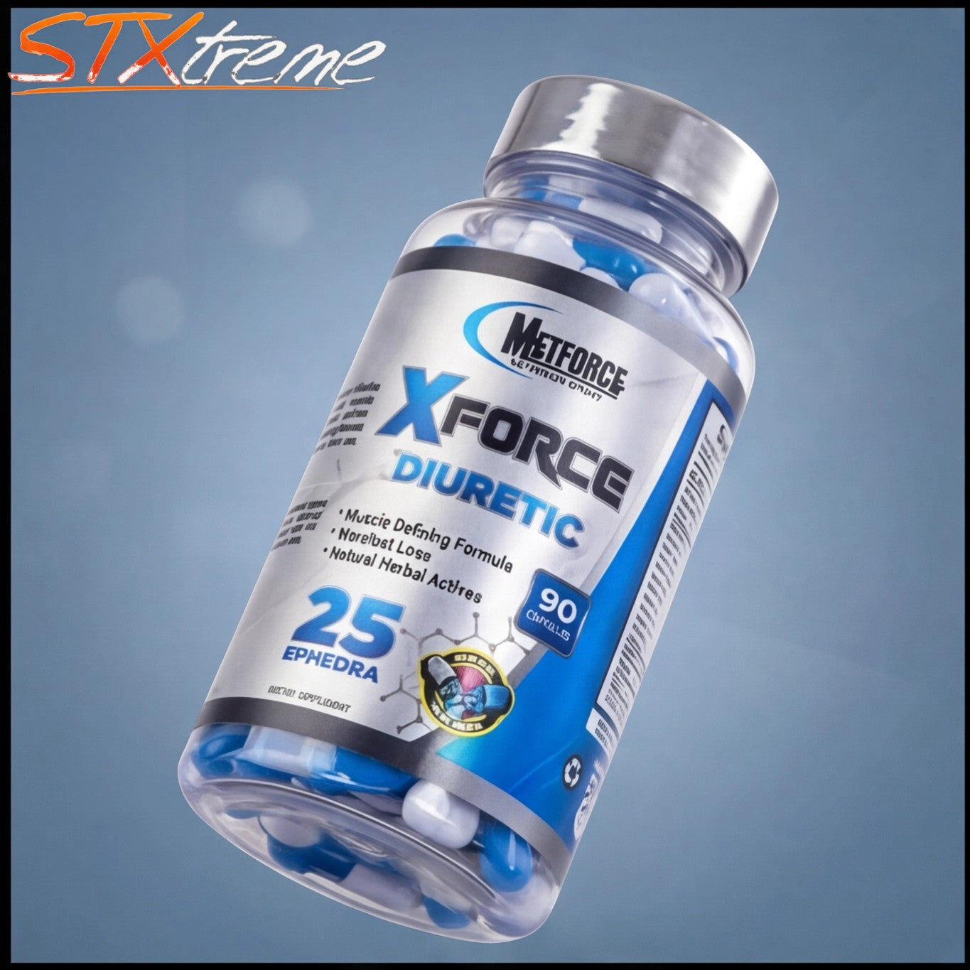 XForce Diuretic Metforce 90 Caps Eliminar Retencion De Liquidos