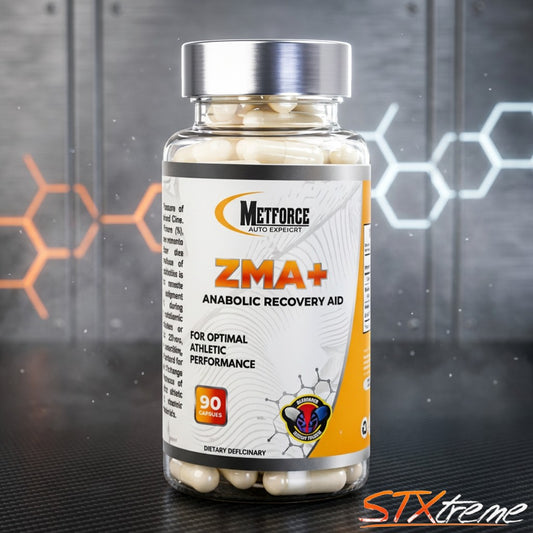 ZMA Anabolic Recovery Aid Metforce 90 Caps Descanso Profundo Y Recuperacion Muscular