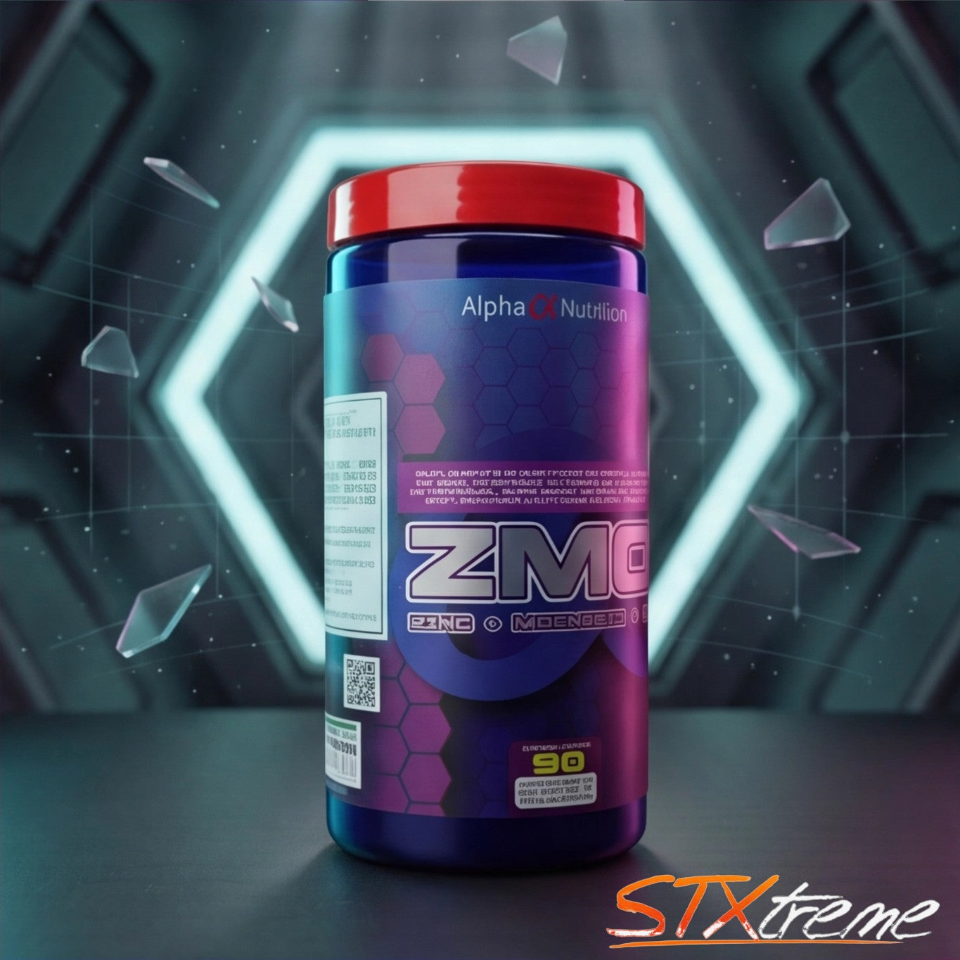 ZMA Alpha Nutrition 90 Caps Potenciador De Recuperacion Nocturna